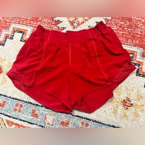 Red Hotty Hot shorts size 8Tall